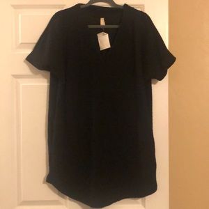 Black slouchy dress